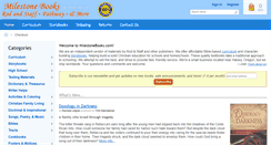 Desktop Screenshot of milestonebooks.com