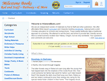 Tablet Screenshot of milestonebooks.com